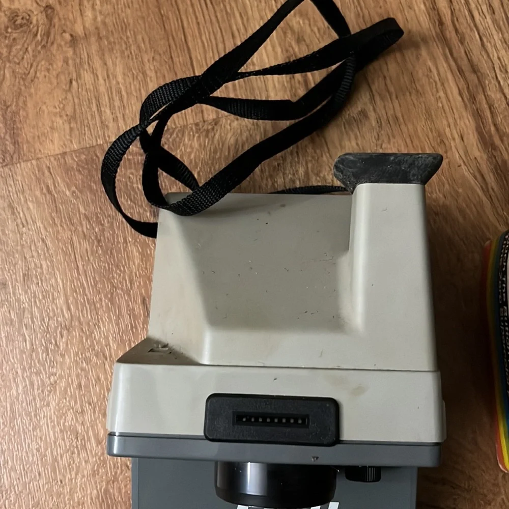 Vintage Polaroid The Button Instant Camera with box